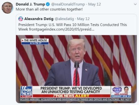 　　图片来源：特朗普“推特”截图。