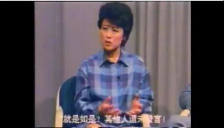 　　谢汉兰。图片来源：纪录片《谁杀了陈果仁》