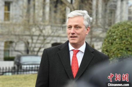 资料图为奥布莱恩在白宫。中新社记者 陈孟统 摄