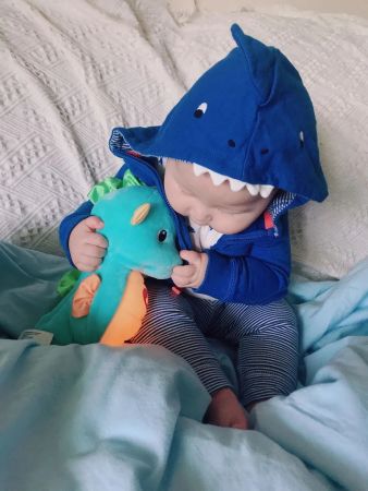 小雨的儿子“能能”。(受访者供图)