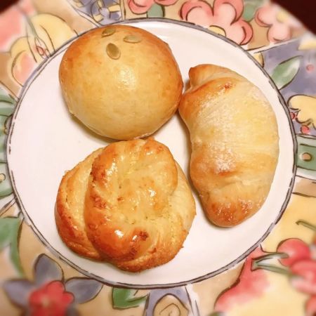 小雨做的面包。(受访者供图)