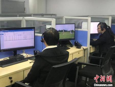 　　12345政务服务呼叫中心 赵强 摄