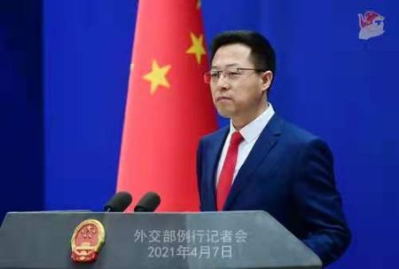 　外交部发言人赵立坚